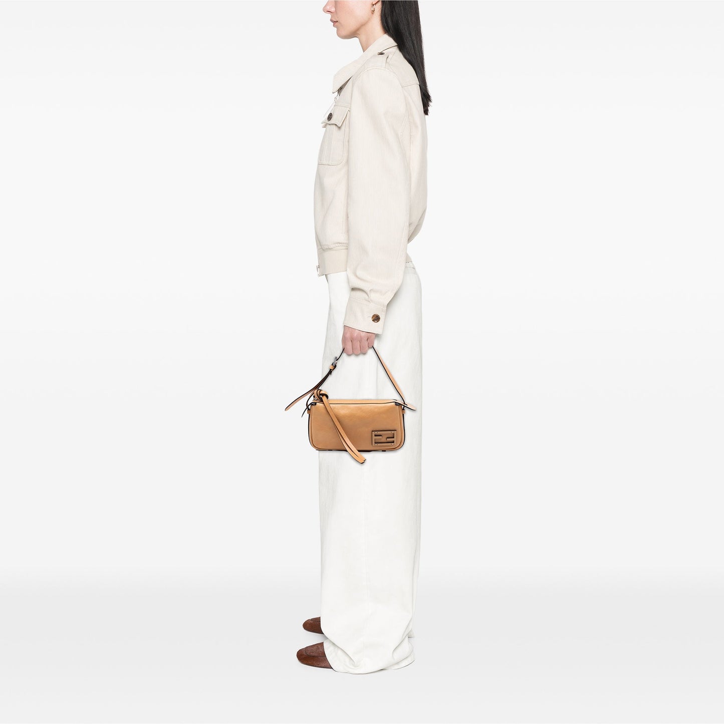 Fendi Mini Calfskin Simply Shoulder Bag