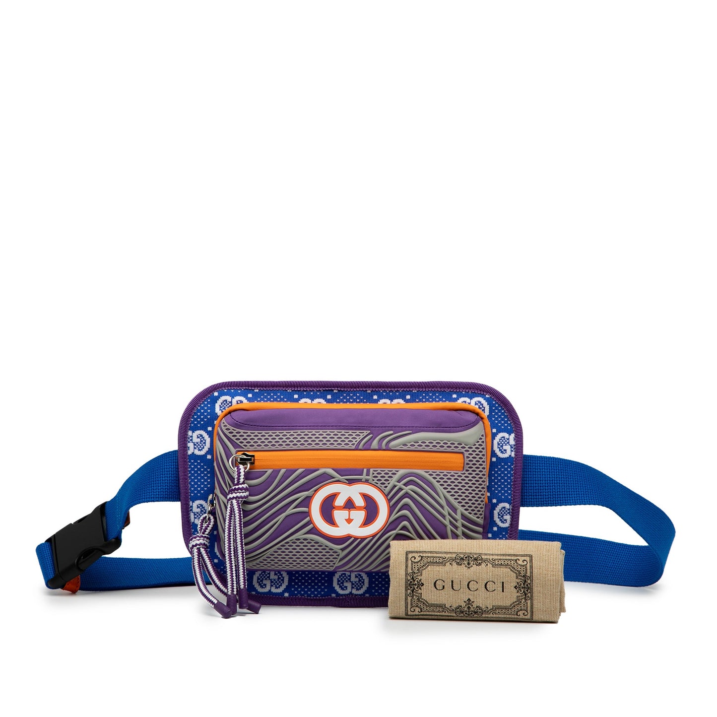 Gucci GG Nylon and Rubber Belt Bag