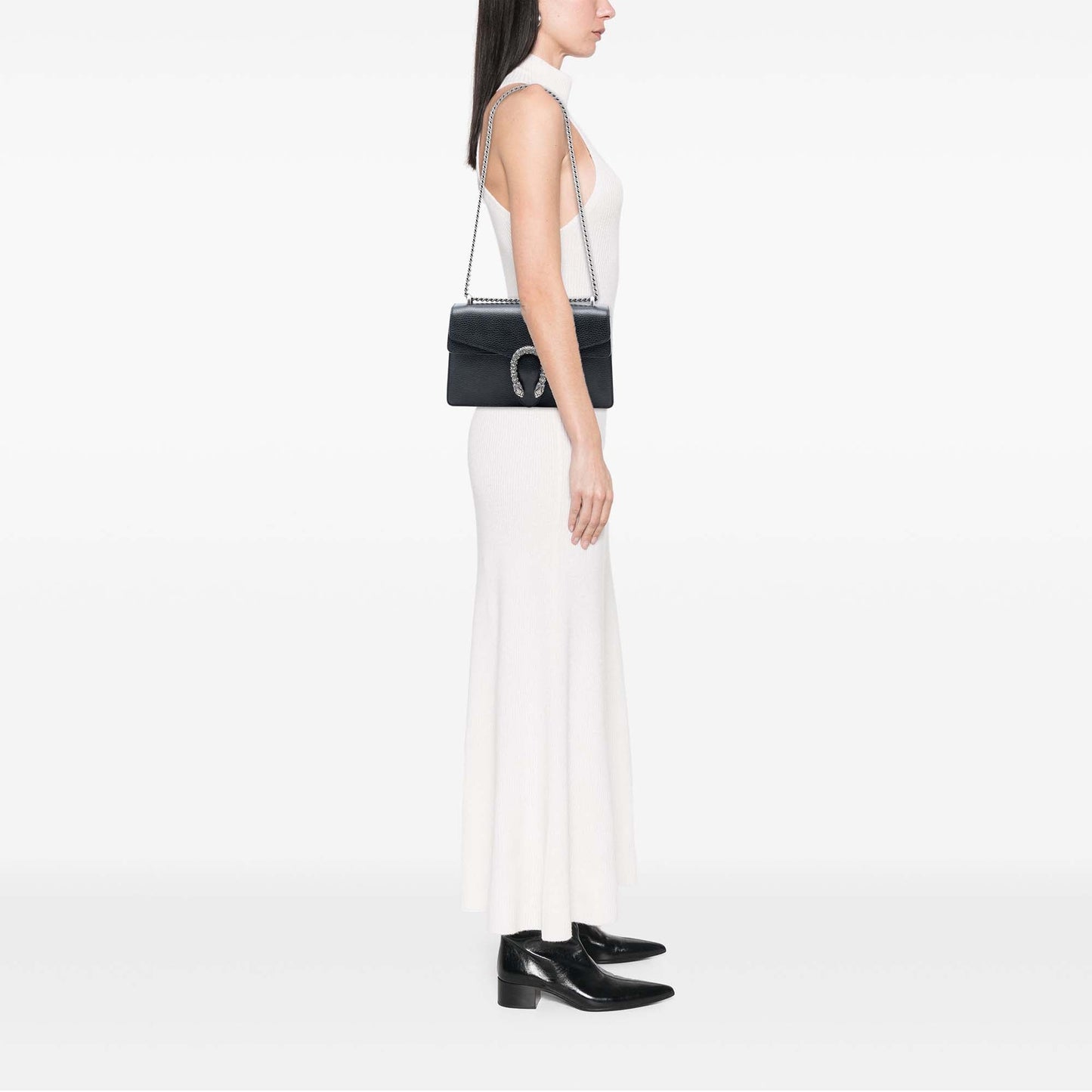 Gucci Medium Leather Dionysus Shoulder Bag