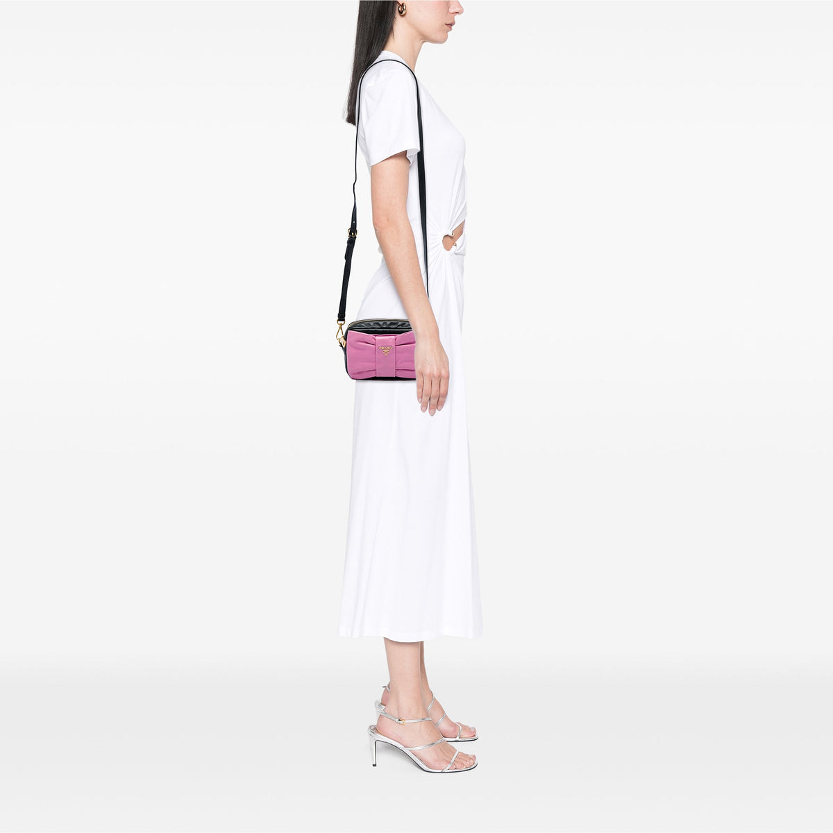 Prada Nappa Fiocco Bow Crossbody