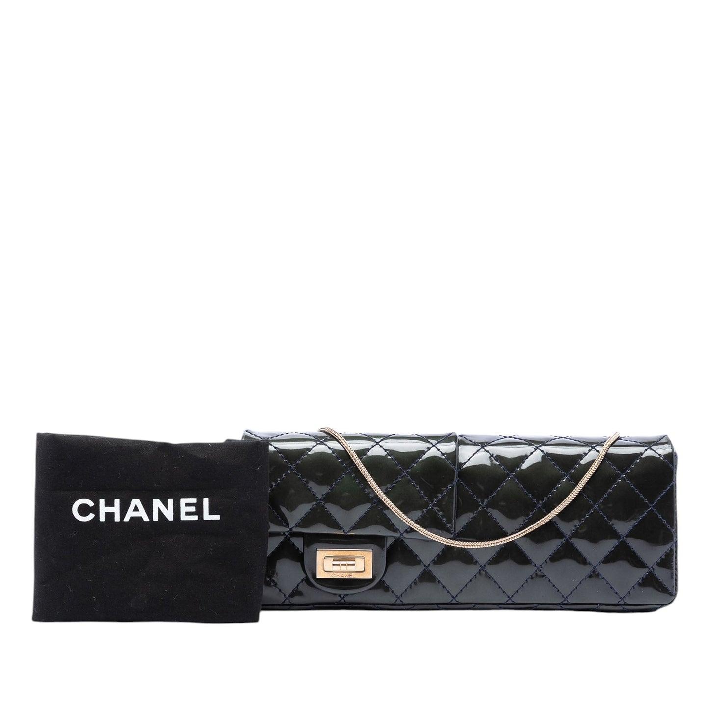 Chanel Quilted Patent Reissue 2.55 Reversible Chain Flap