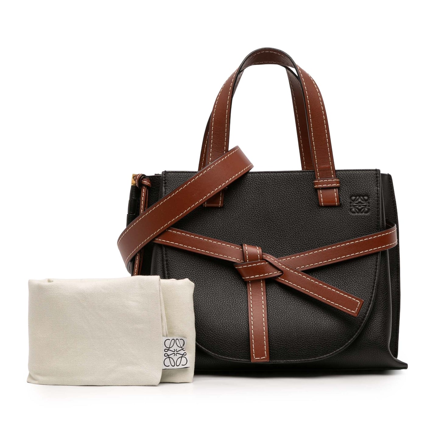 LOEWE Small Leather Gate Top Handle Satchel