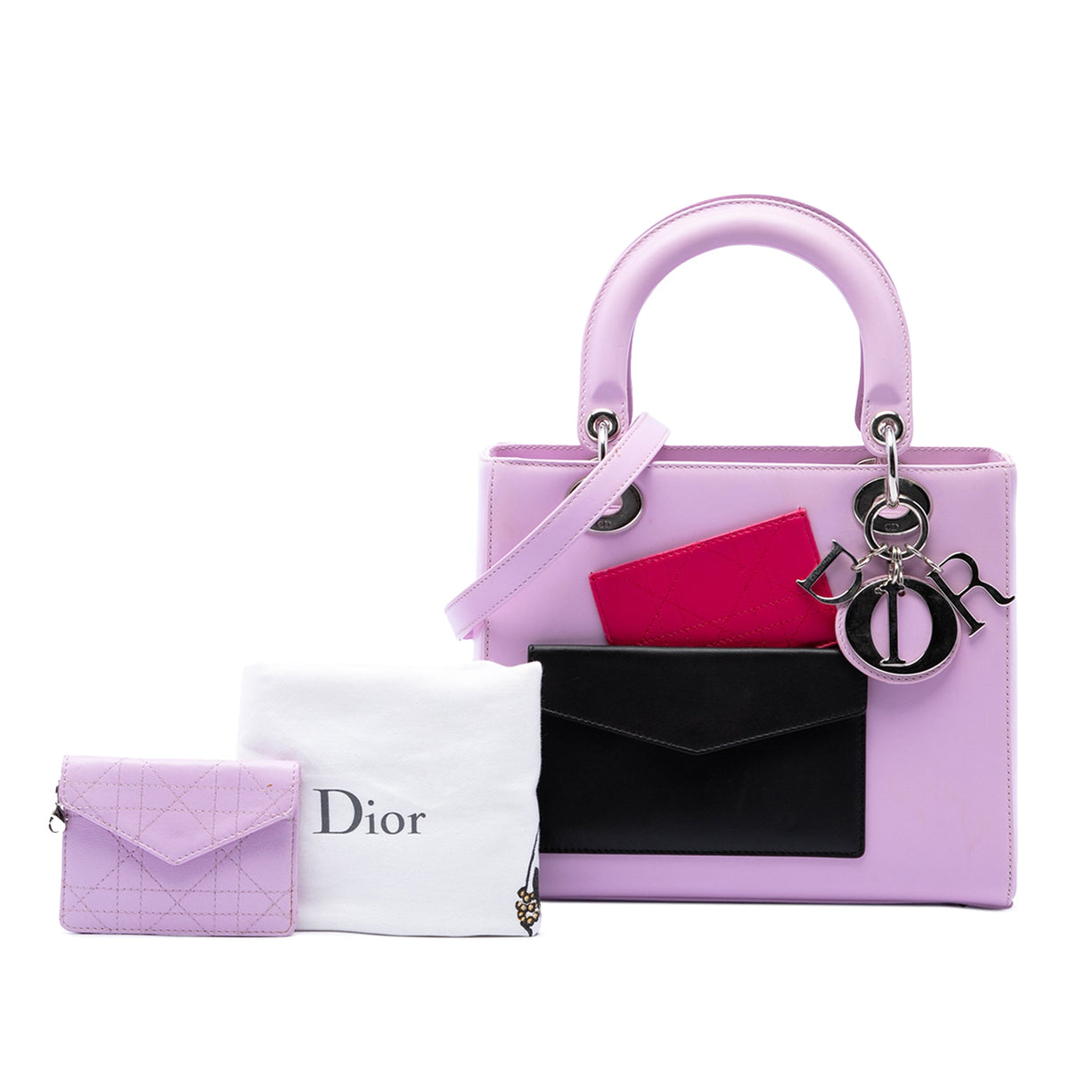 Dior Medium Calfskin Pockets Lady Dior