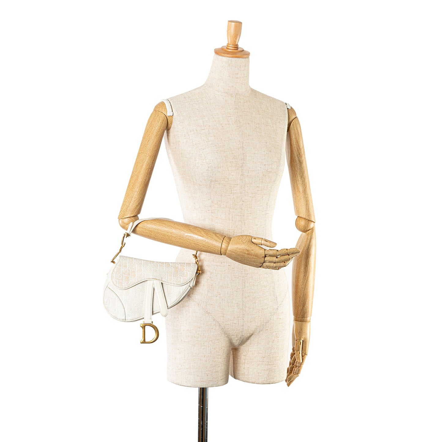 Dior Mini Oblique Canvas Saddle Bag