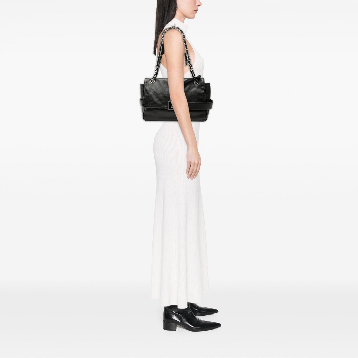Medium Leather Modu Shoulder Bag