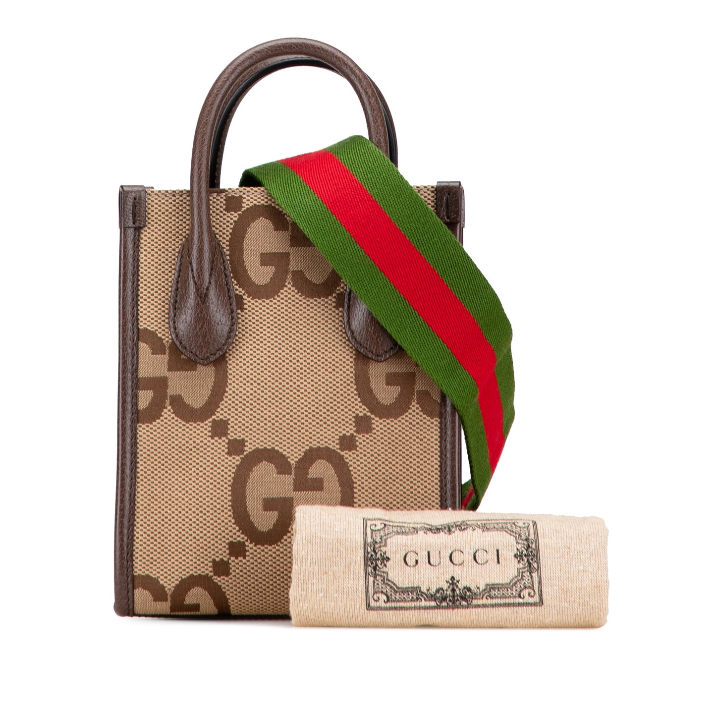 Gucci Mini Jumbo GG Canvas Web Satchel