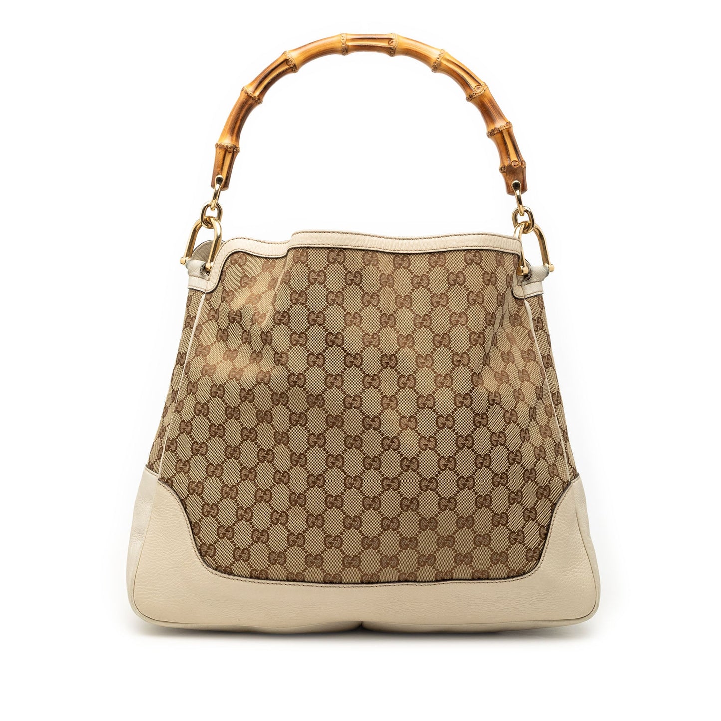 Gucci GG Canvas Bamboo Diana Satchel