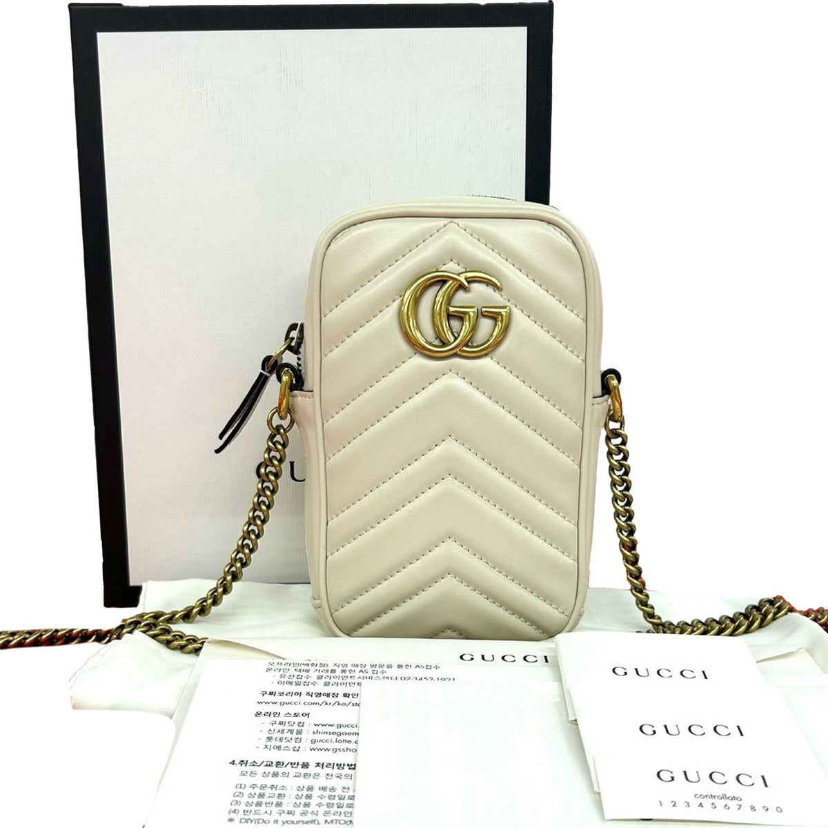 Gucci Mini GG Marmont Matelasse Leather Crossbody