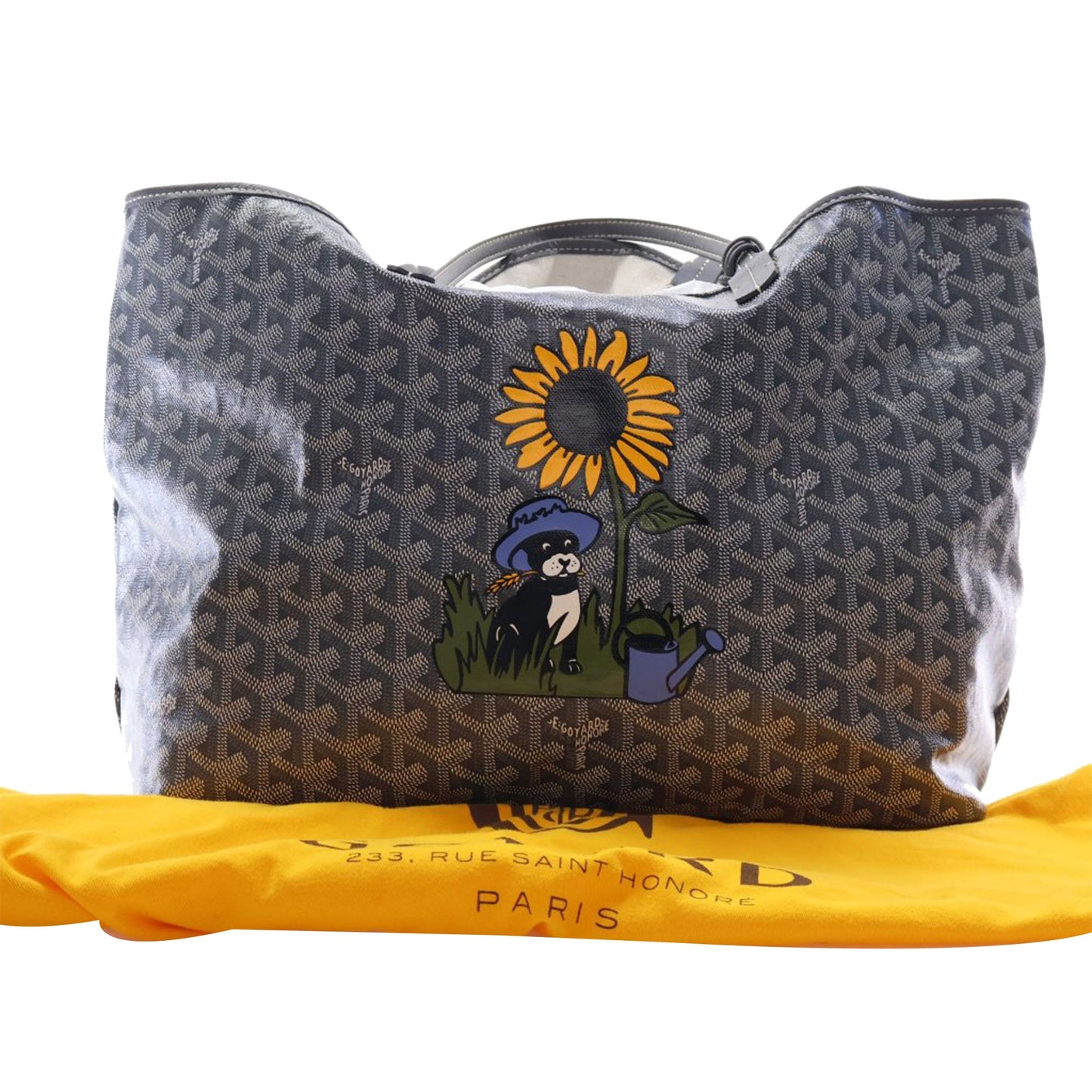 Goyard Goyardine Dog and Sunflower Saint Louis PM