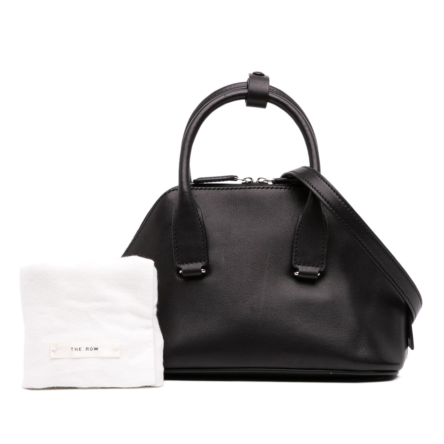 The Row Mini Calfskin Devon Saddle Satchel