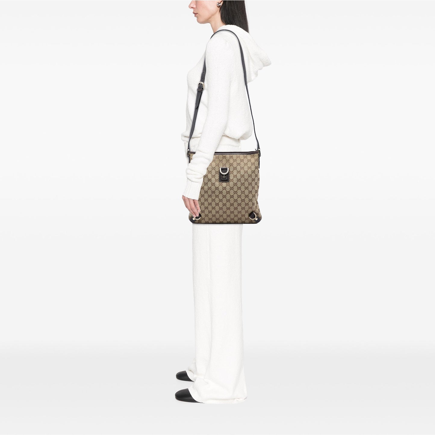 Gucci GG Canvas Abbey D Ring Crossbody
