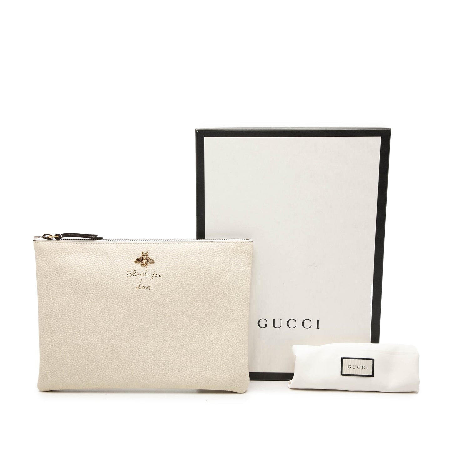 Gucci Calfskin Blind For Love Clutch