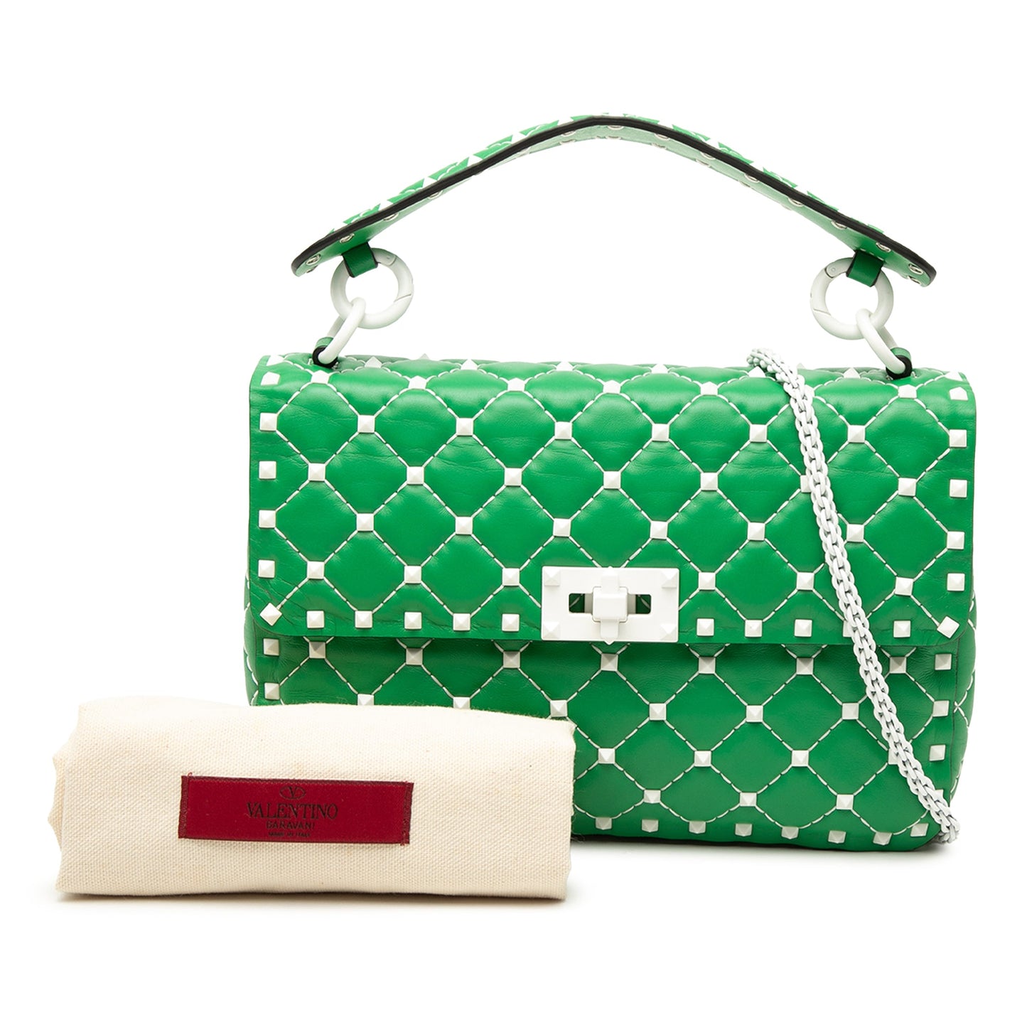 Valentino Medium Nappa Rockstud Spike Satchel
