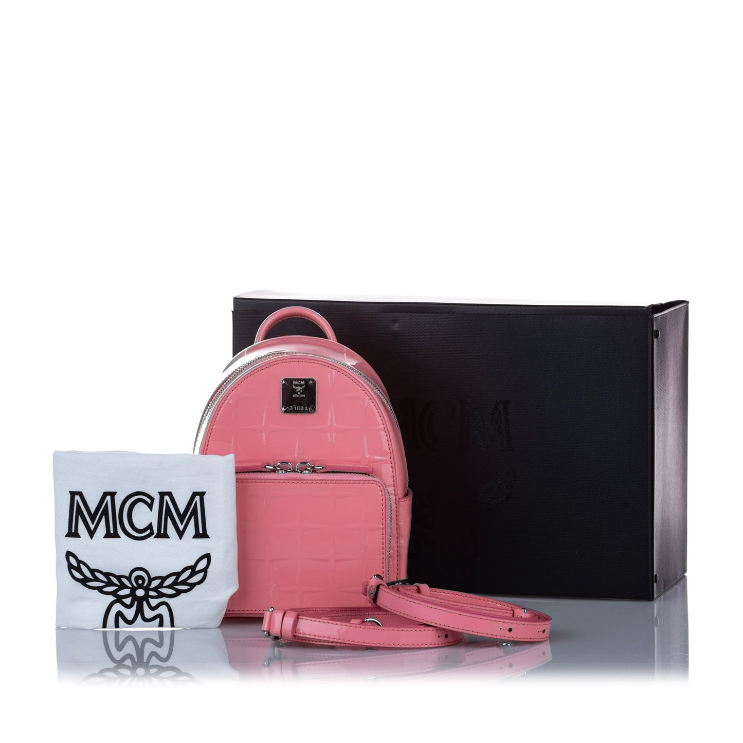 MCM Patent Leather Backpack