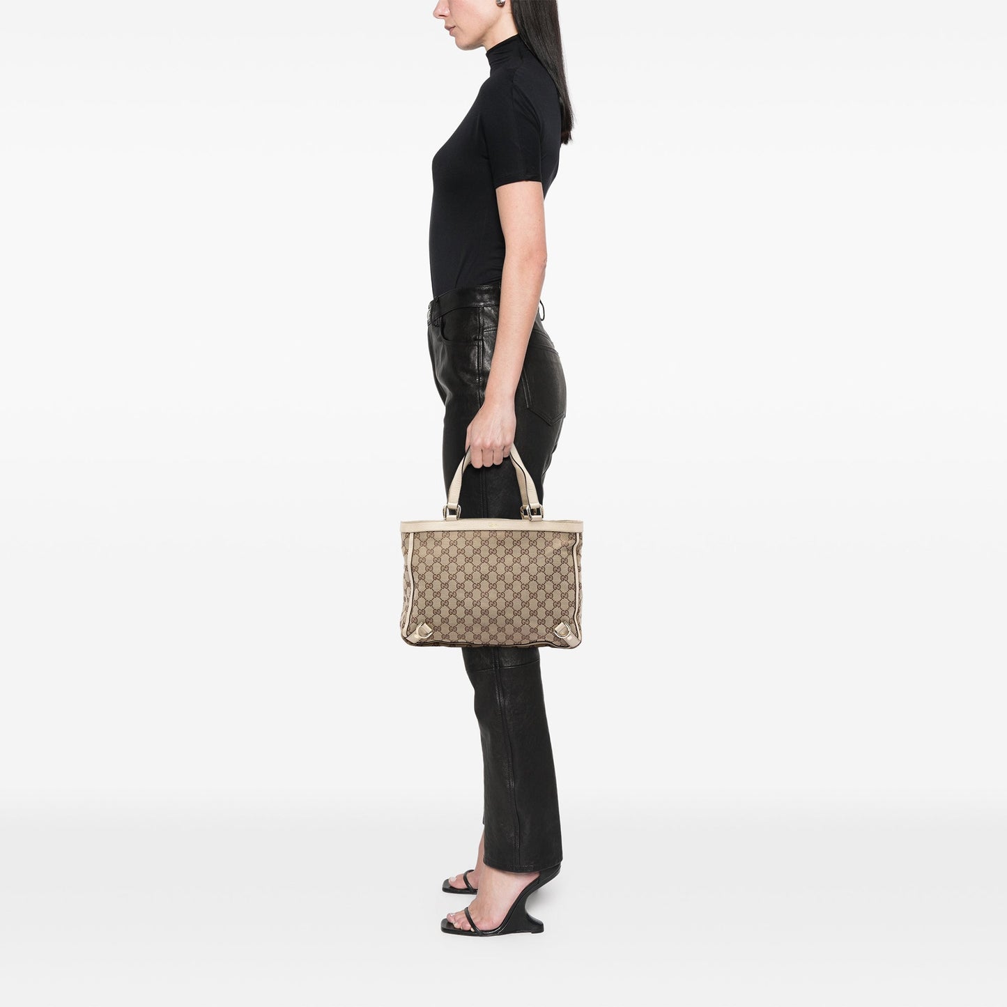 Gucci GG Canvas Abbey D Ring Tote
