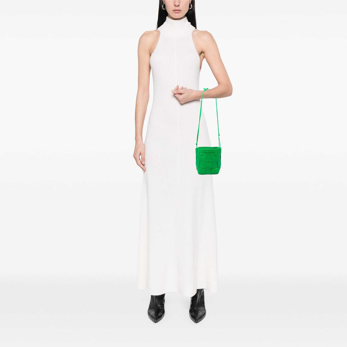 Bottega Veneta Small Nappa Maxi Intrecciato Cassette Bucket Bag