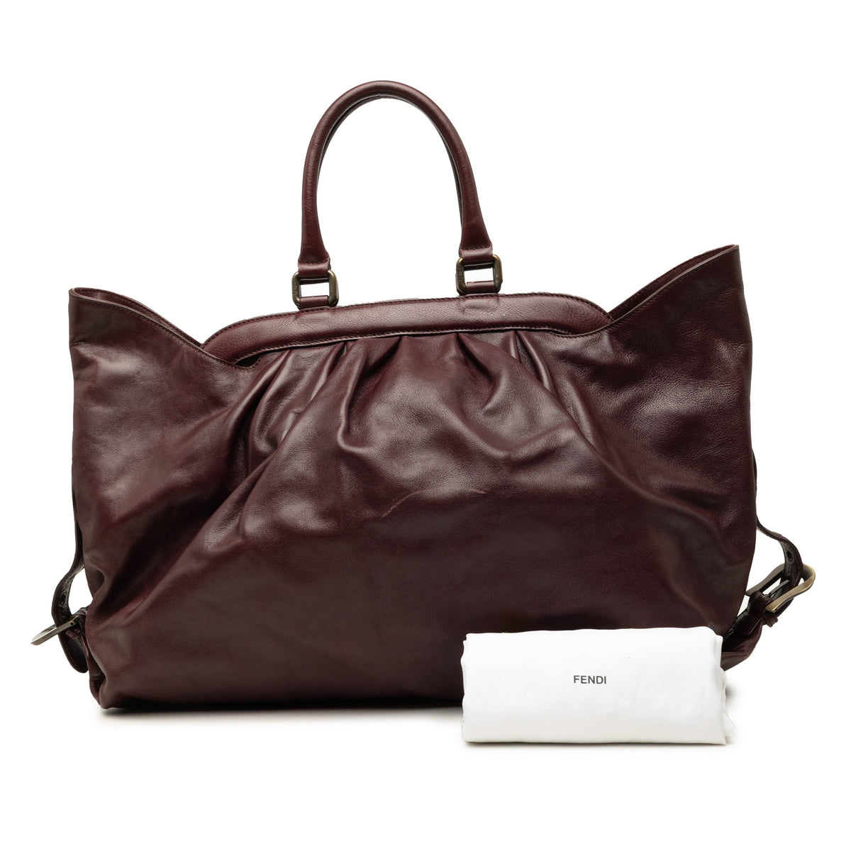 Fendi Leather Doctor B Handbag