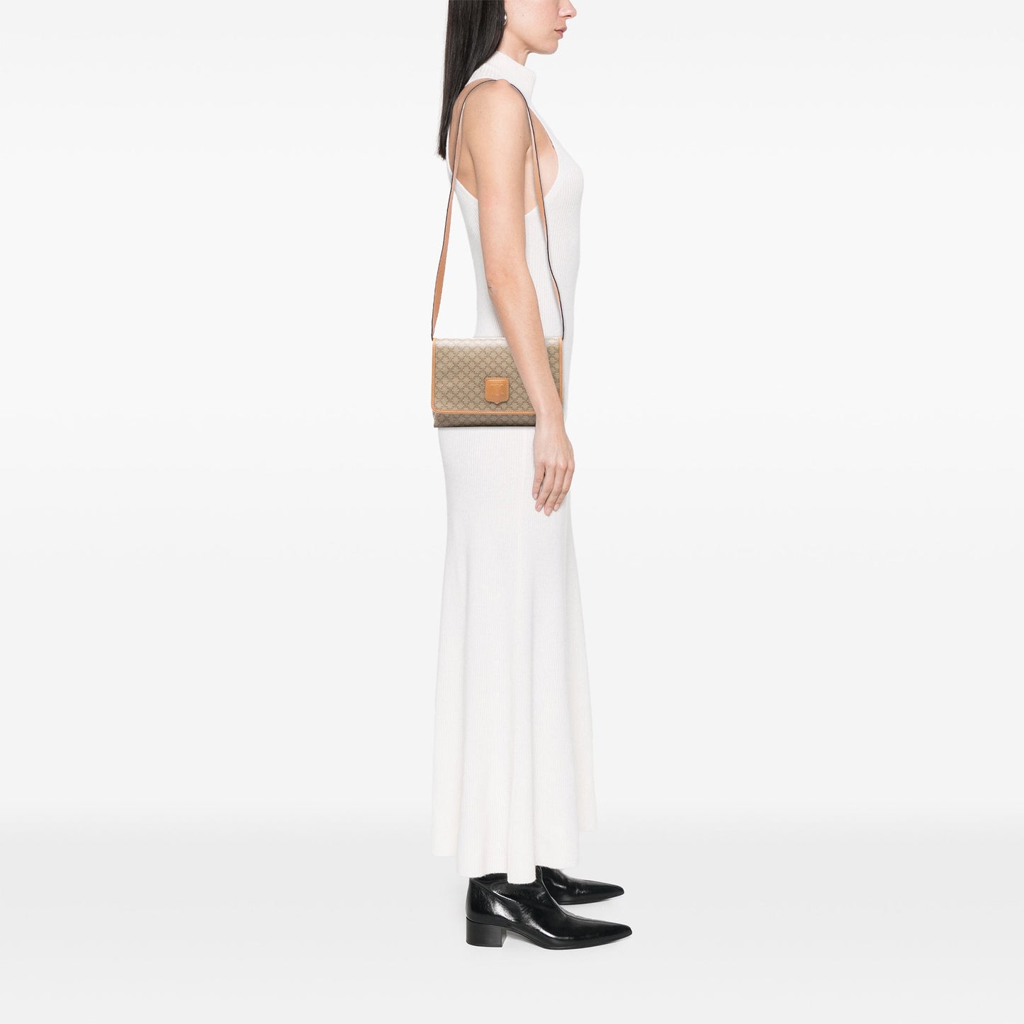 Celine Macadam Coated Canvas Crossbody