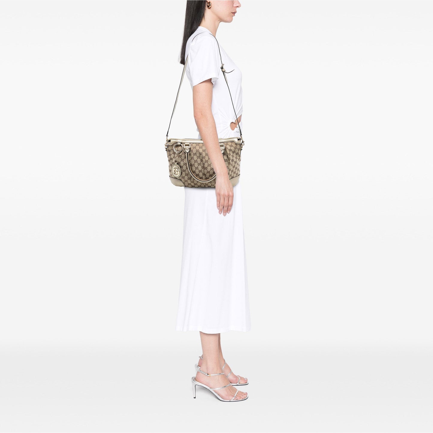 Gucci GG Canvas Sukey Satchel