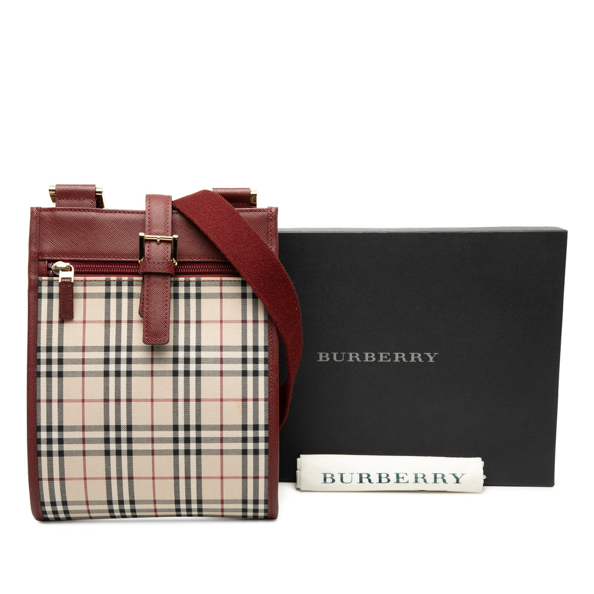 Burberry House Check Canvas Crossbody