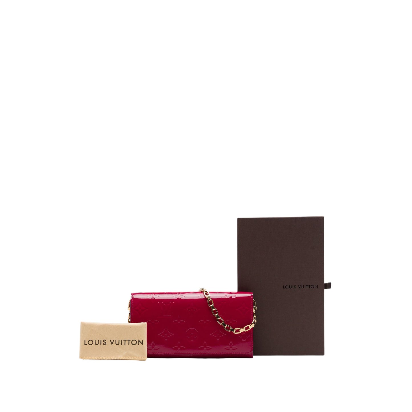 Louis Vuitton Monogram Vernis Chain Wallet