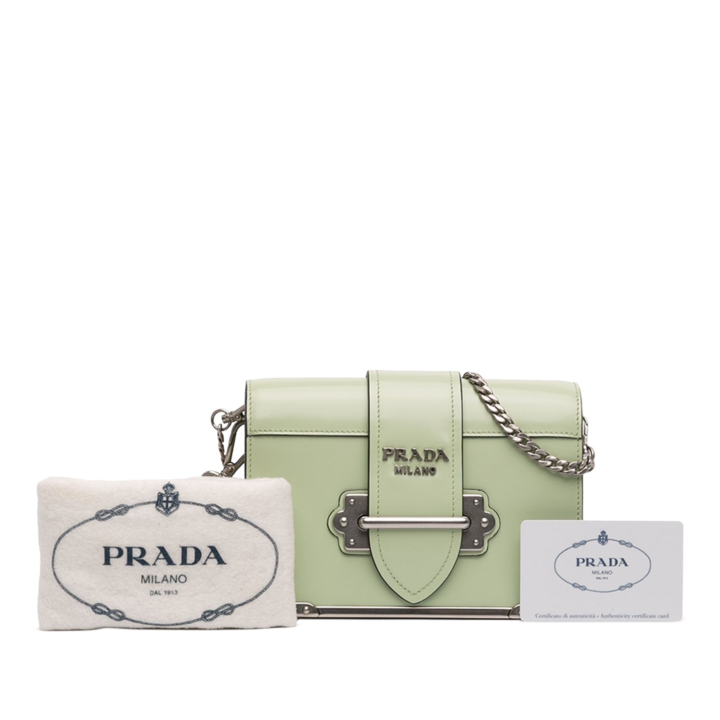 Prada Spazzolato Soft Calfskin Cahier Crossbody