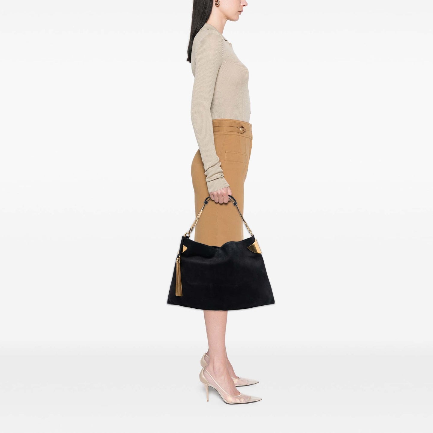 Gucci Medium Nubuck 1970 Shoulder Bag