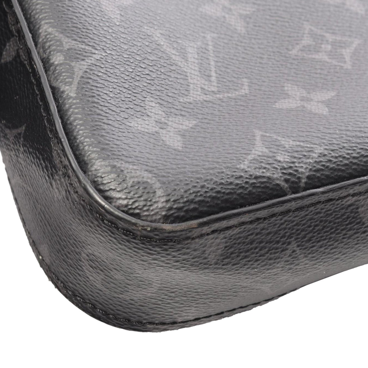 Louis Vuitton Monogram Eclipse Reverse Trio Messenger — Black
