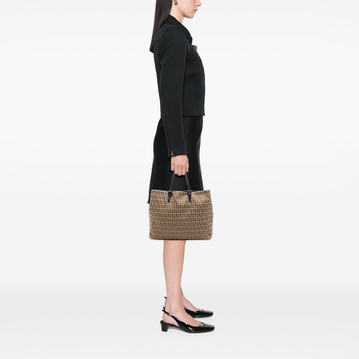 Fendi Zucchino Canvas Tote