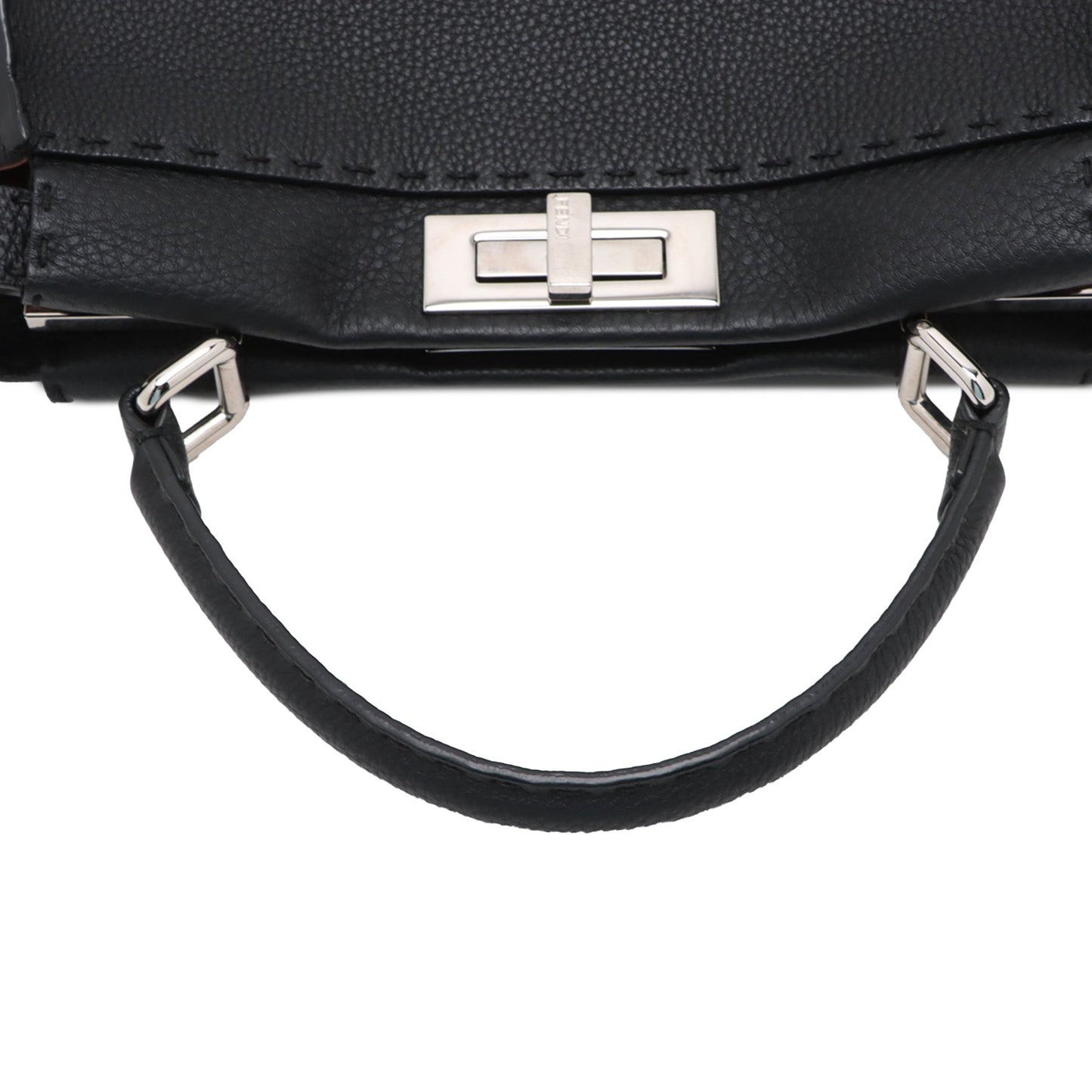 Fendi Peekaboo Leather Handbag