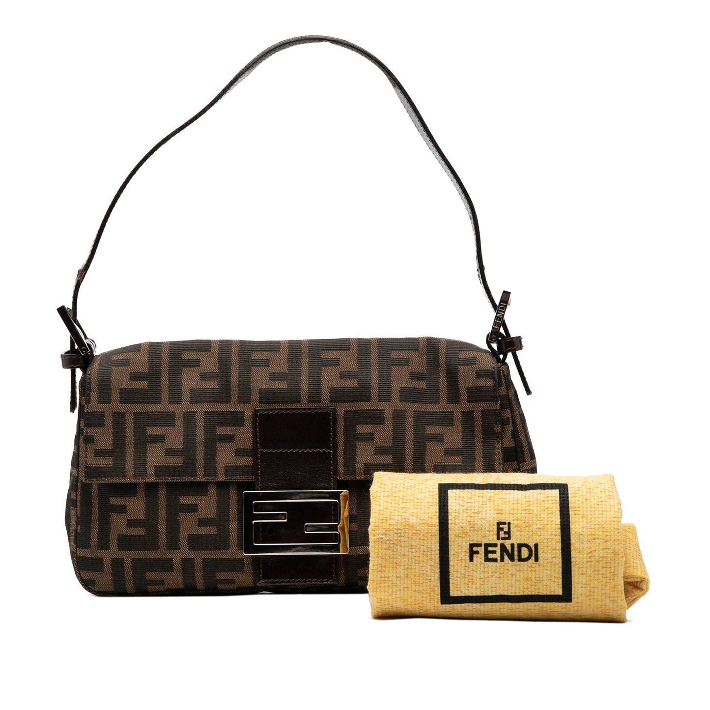 Fendi Zucca Canvas Baguette