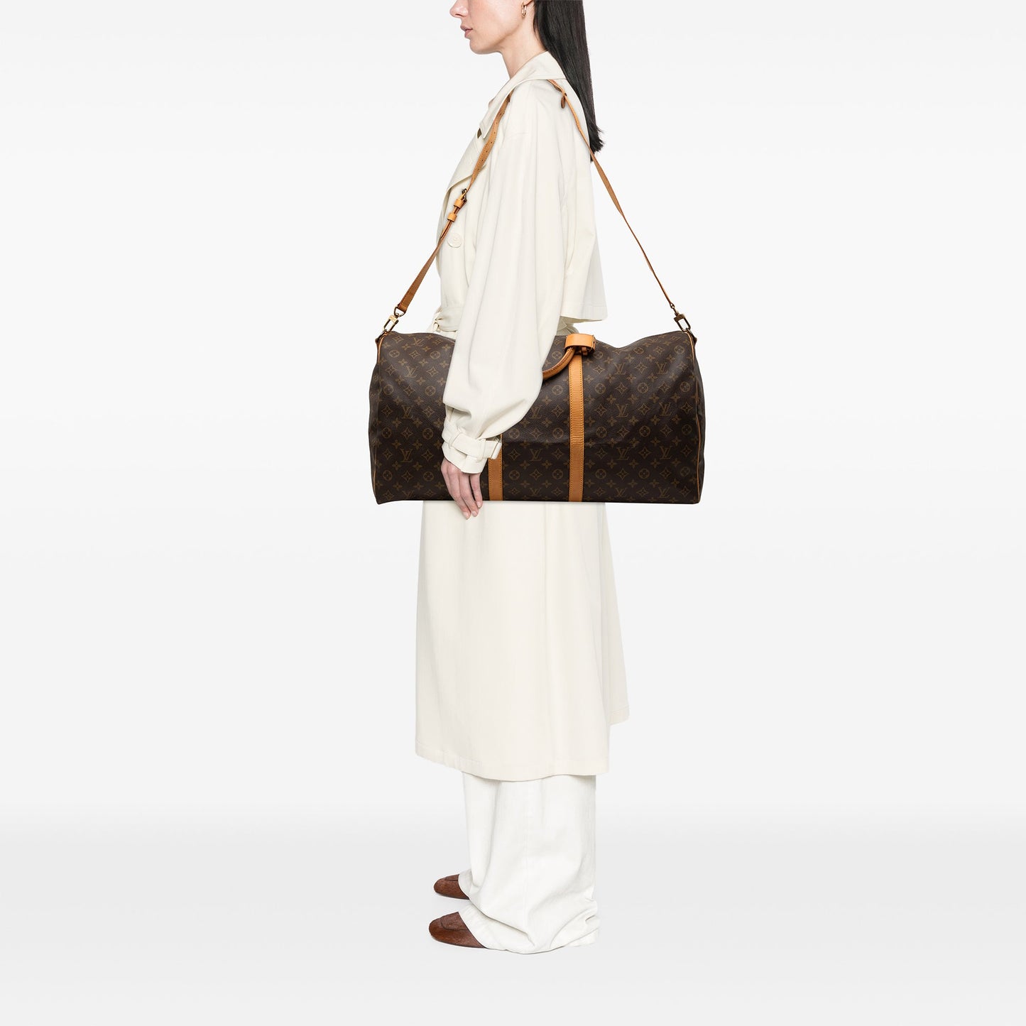 Louis Vuitton Monogram Keepall Bandouliere 60