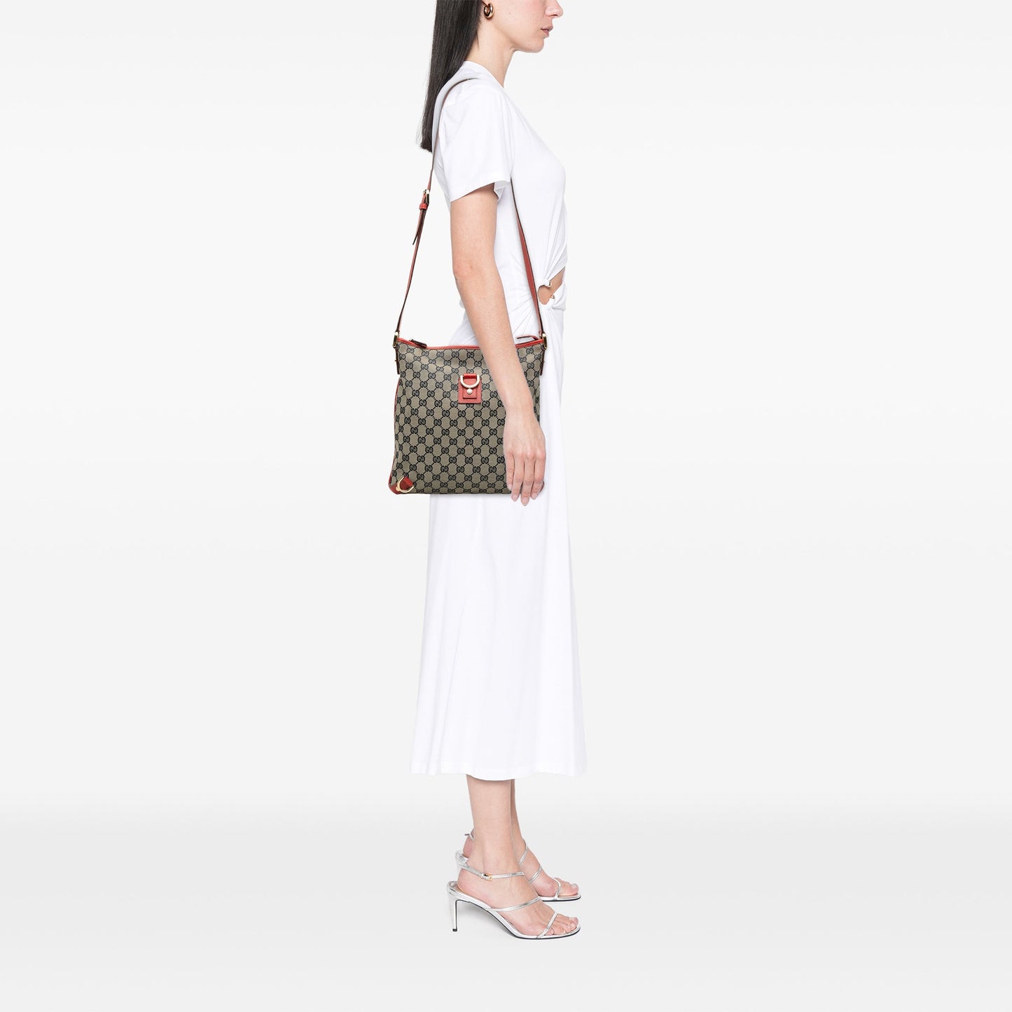 Gucci GG Canvas Abbey D Ring Crossbody
