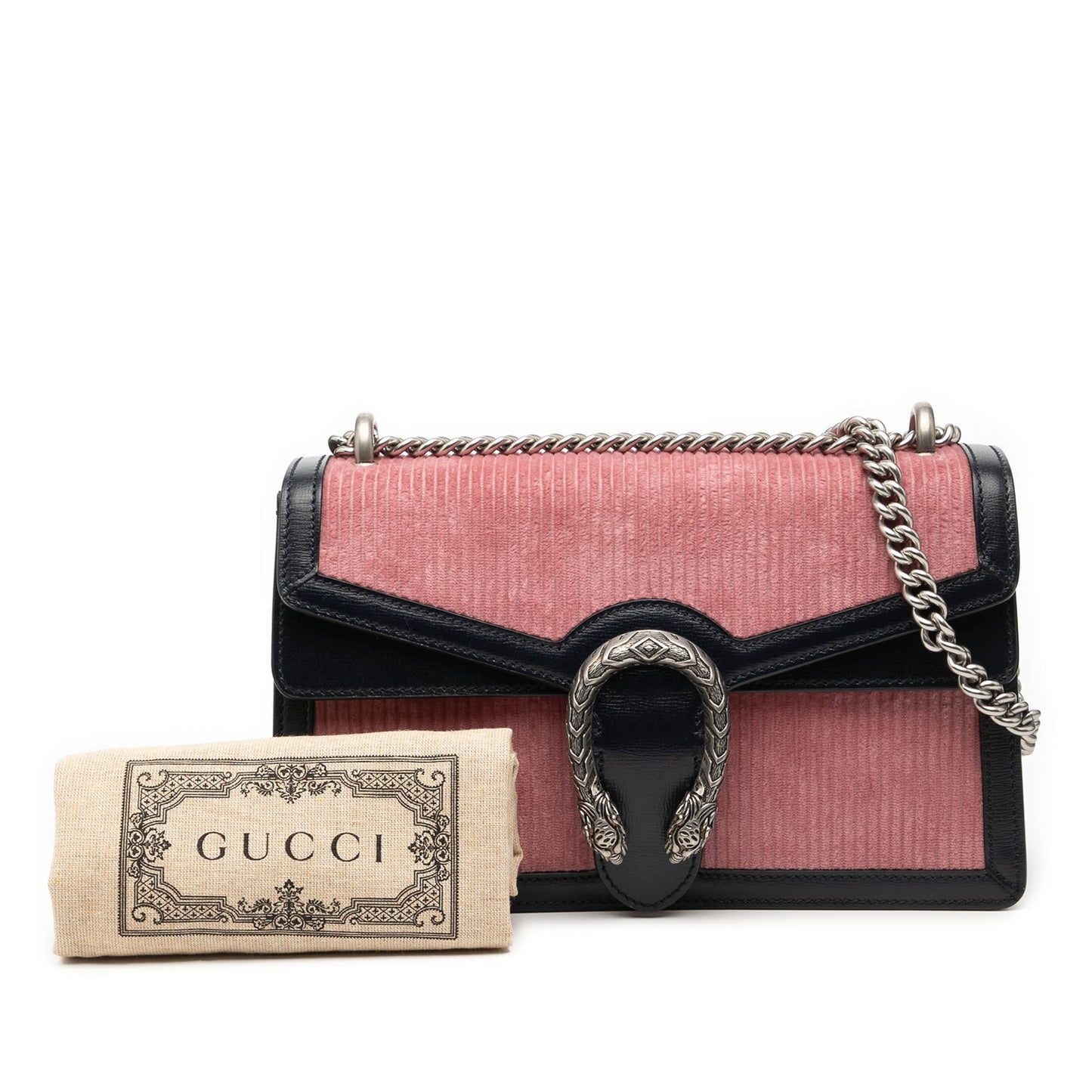Gucci Small Bicolor Corduroy Dionysus Shoulder Bag