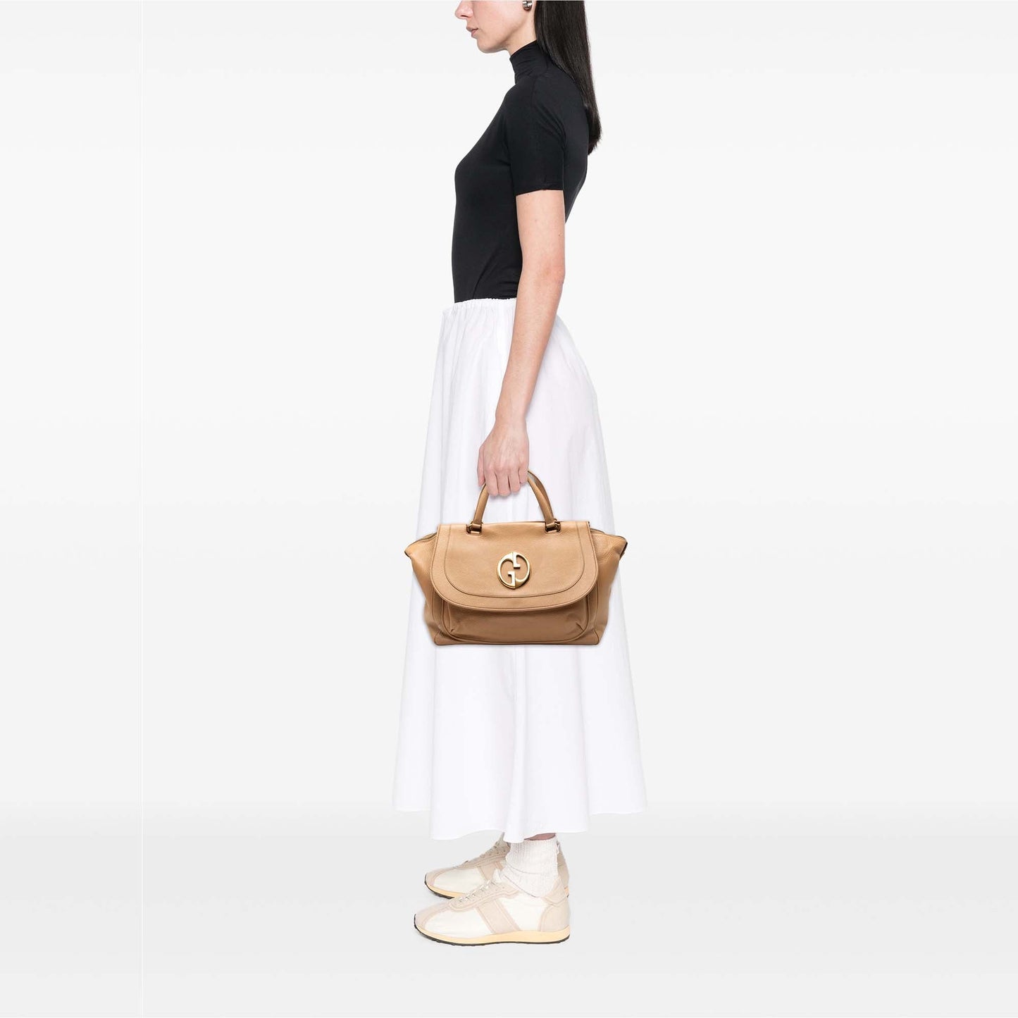 Gucci Medium Leather 1973 Handbag