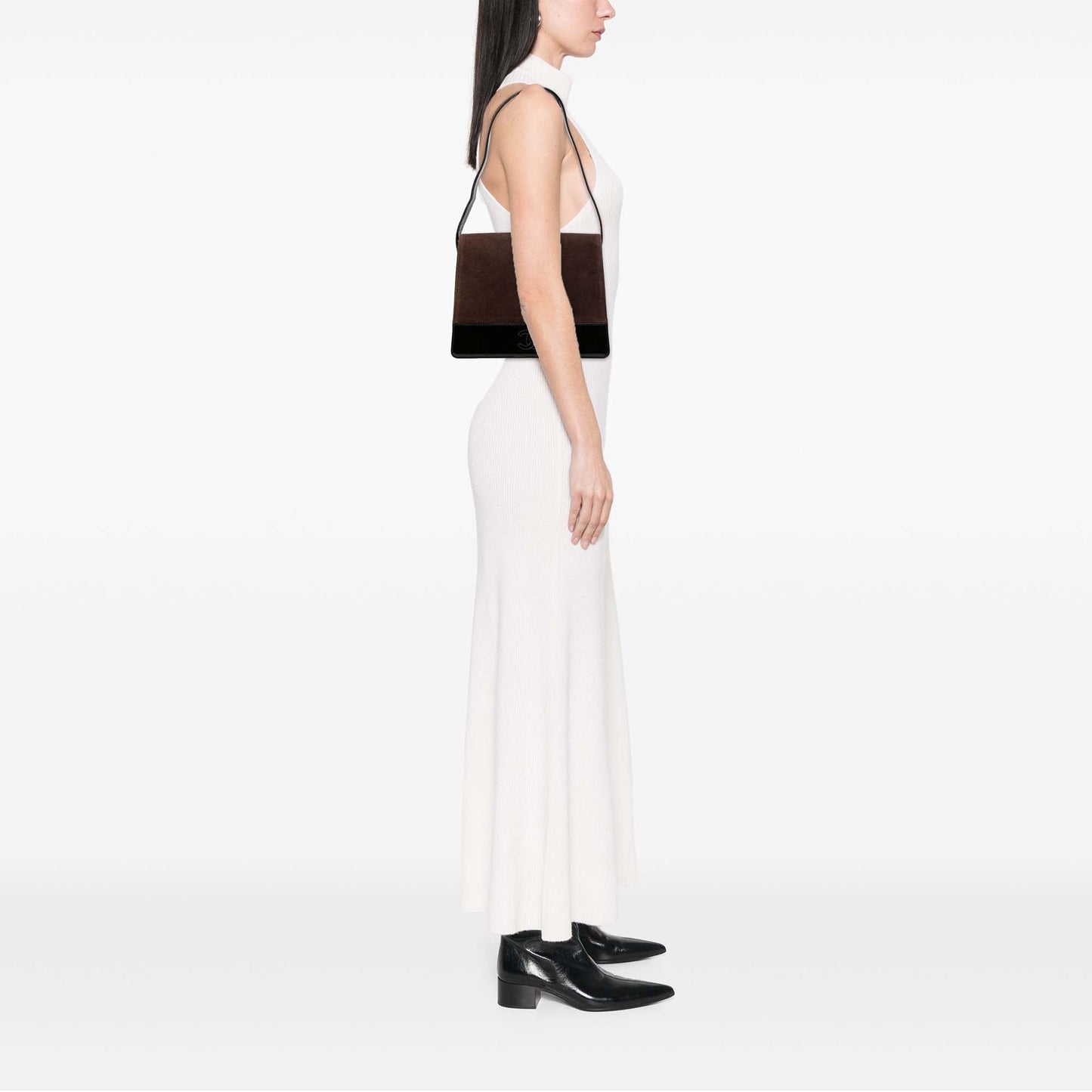 Chanel Suede Shoulder Bag