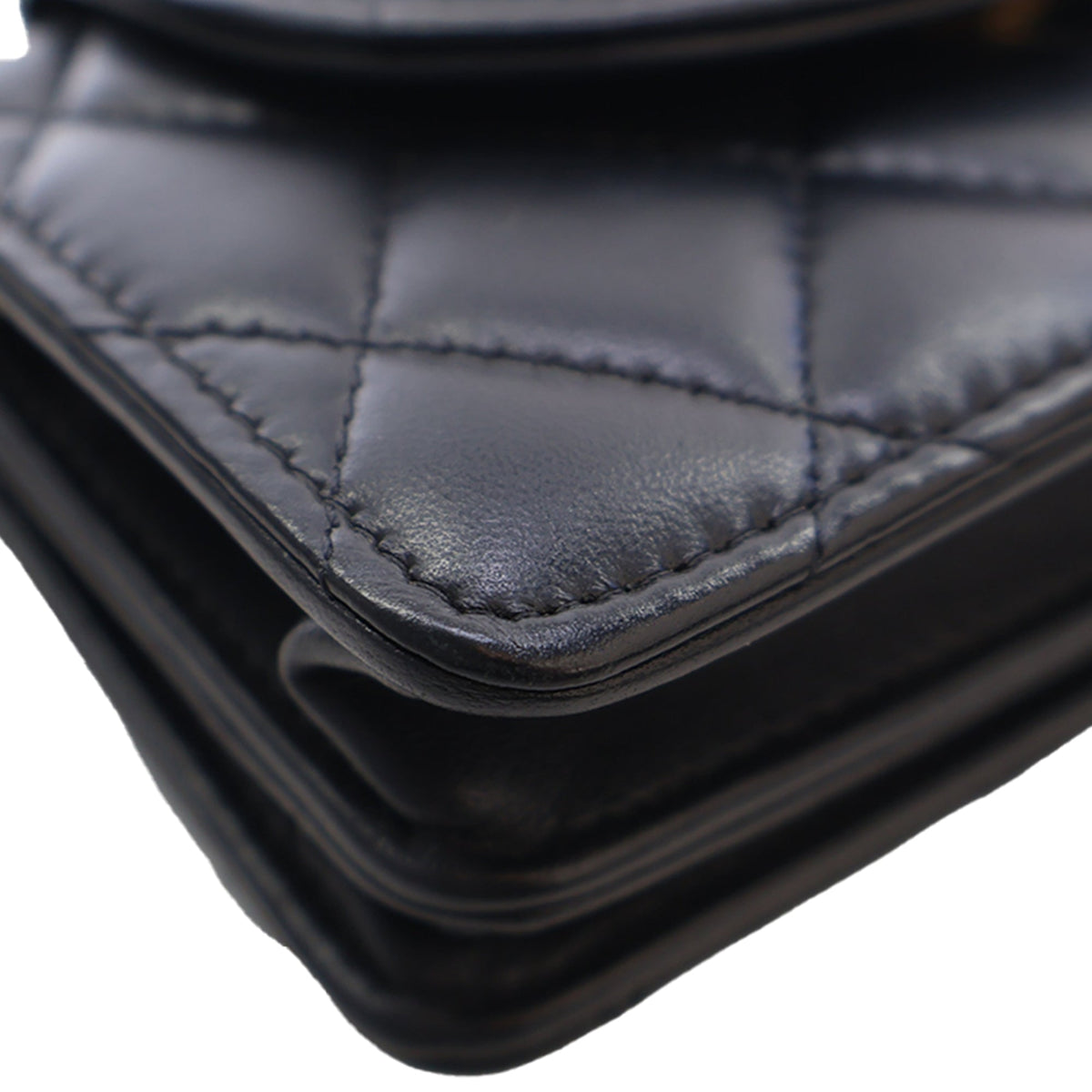 Chanel Mini CC Quilted Lambskin Phone Holder On Chain