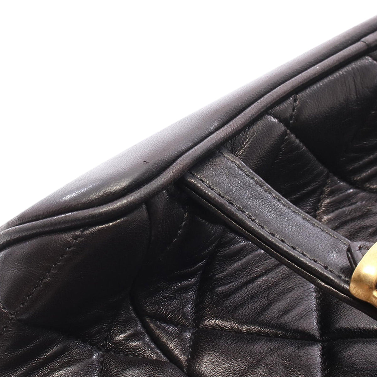 Chanel Medium Quilted Lambskin Duma Backpack — Black