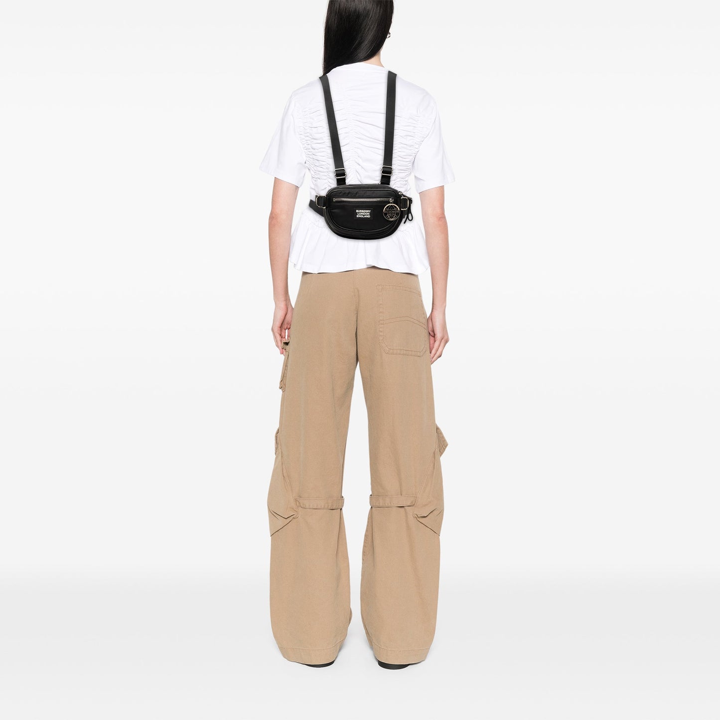 Burberry Econyl Nylon Logo Cannon Belt Bag