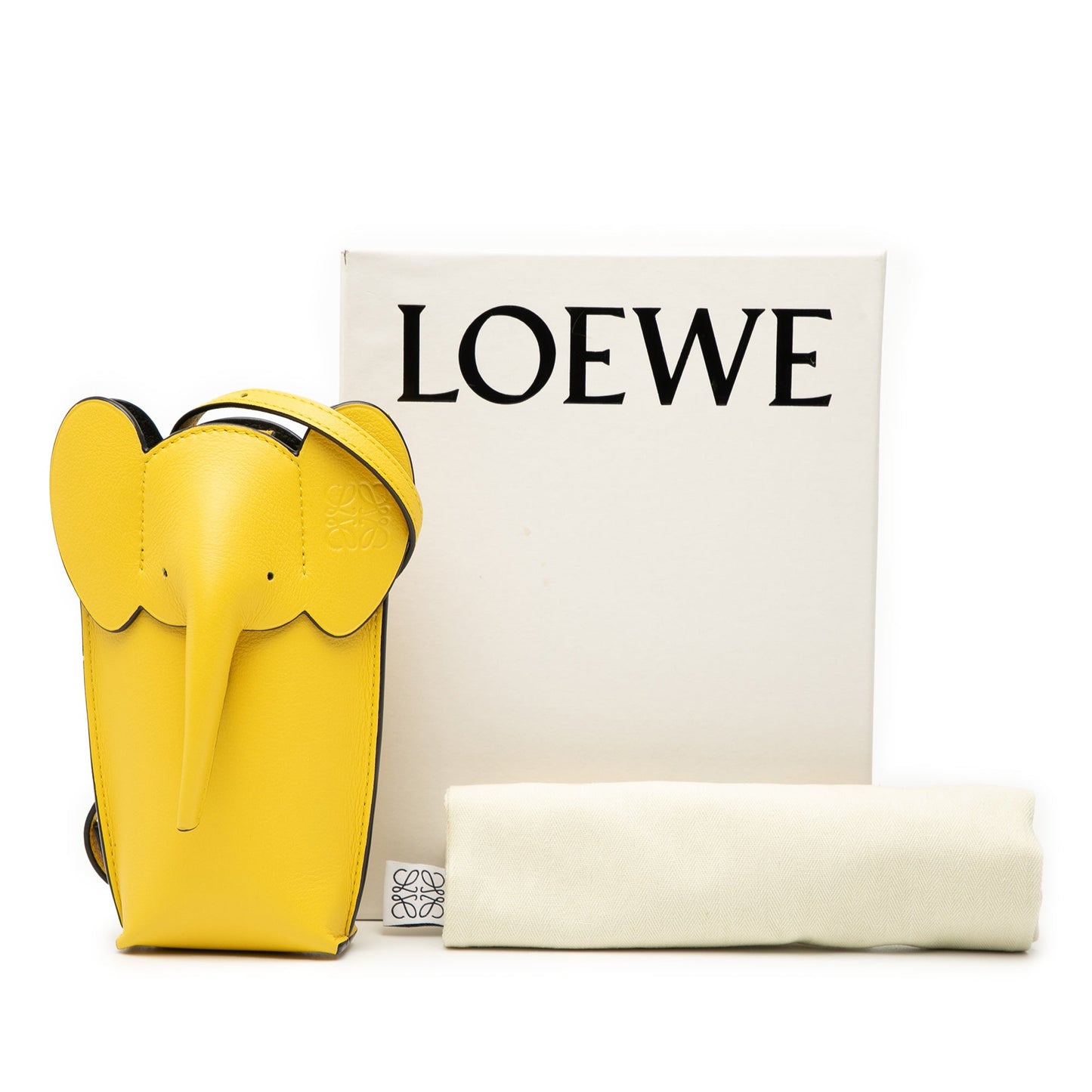 LOEWE Leather Elephant Pocket Crossbody