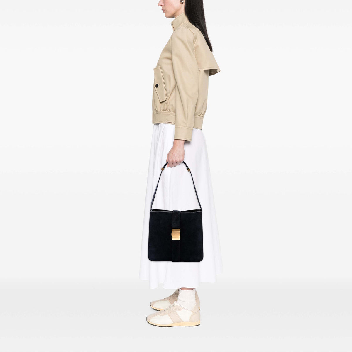 Bottega Veneta Suede Marie Shoulder Bag
