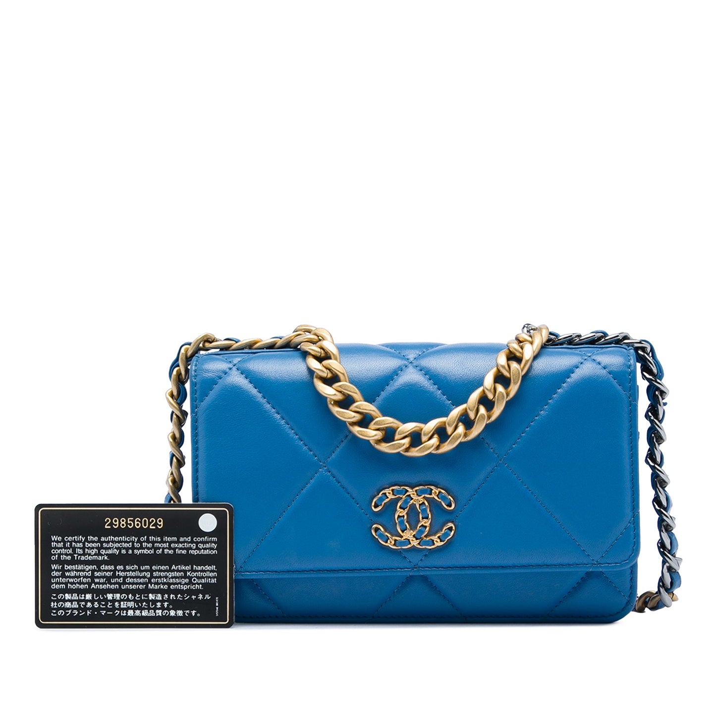 Chanel Quilted Lambskin 19 Wallet On Chain