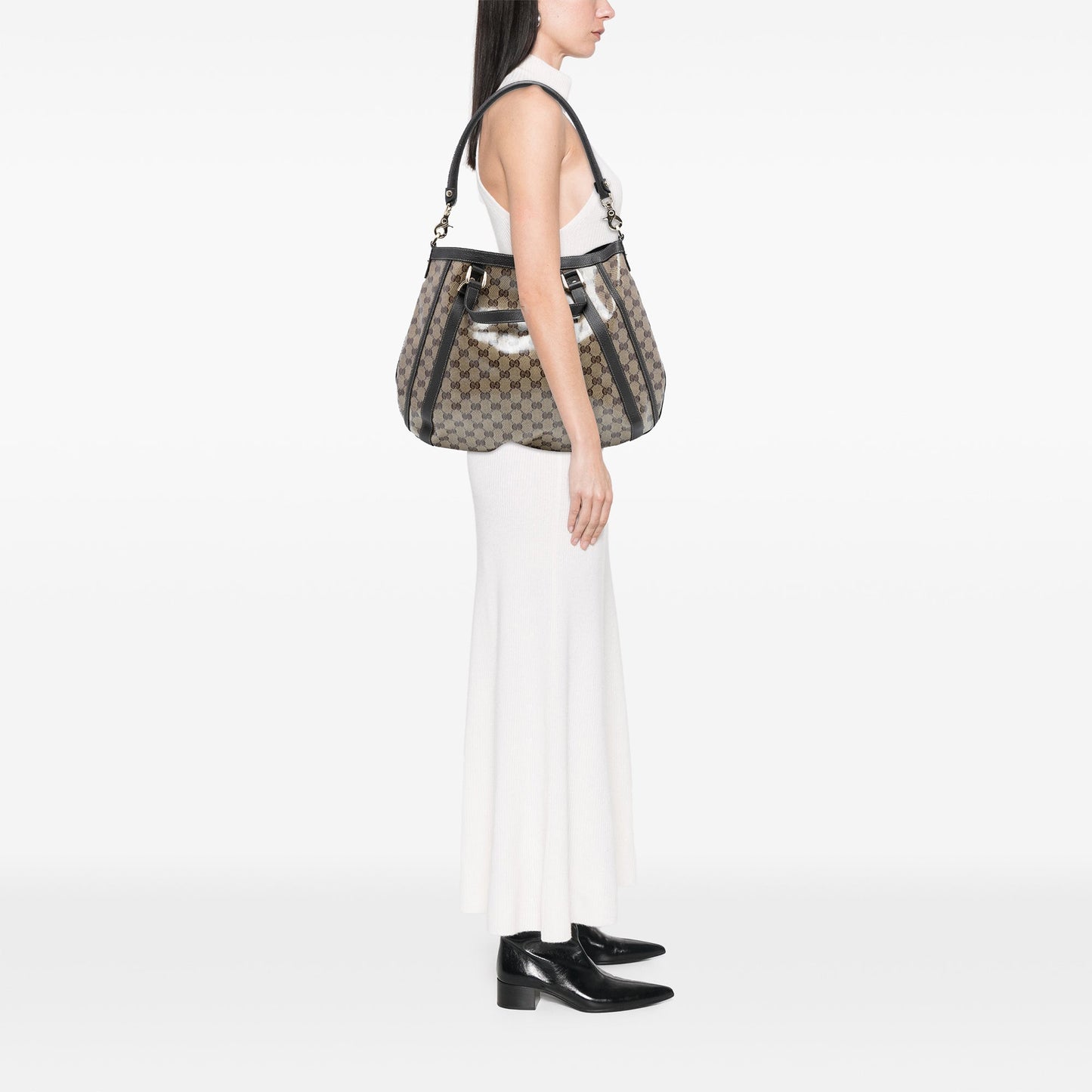 Gucci GG Crystal Abbey D Ring Convertible Tote