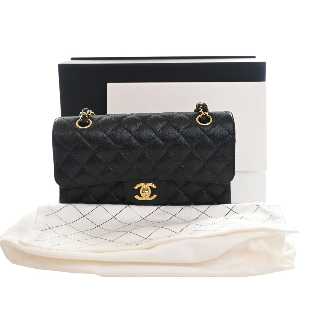 Chanel Small Classic Caviar Double Flap