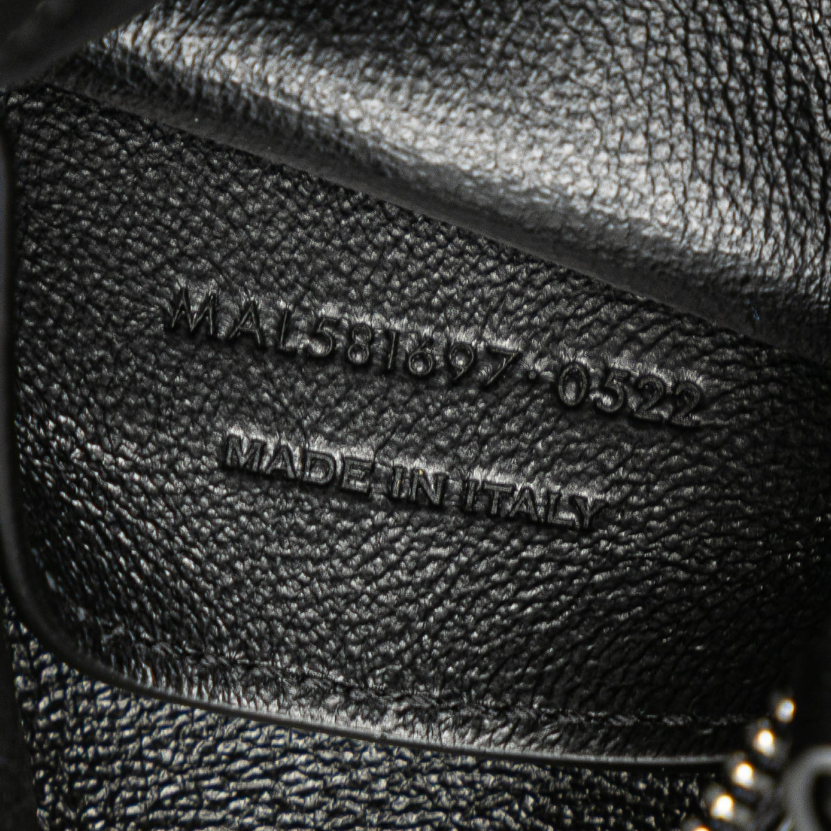 Saint Laurent Antiqued Lambskin Sid Flat Crossbody