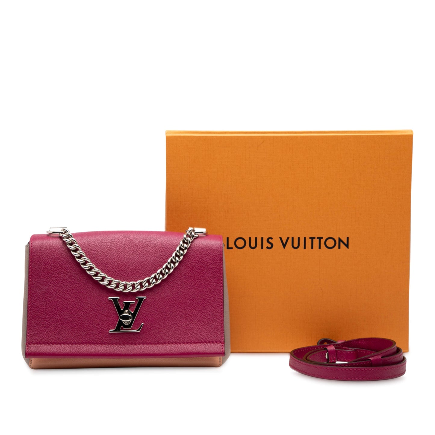 Louis Vuitton Tricolor Leather Lockme II BB