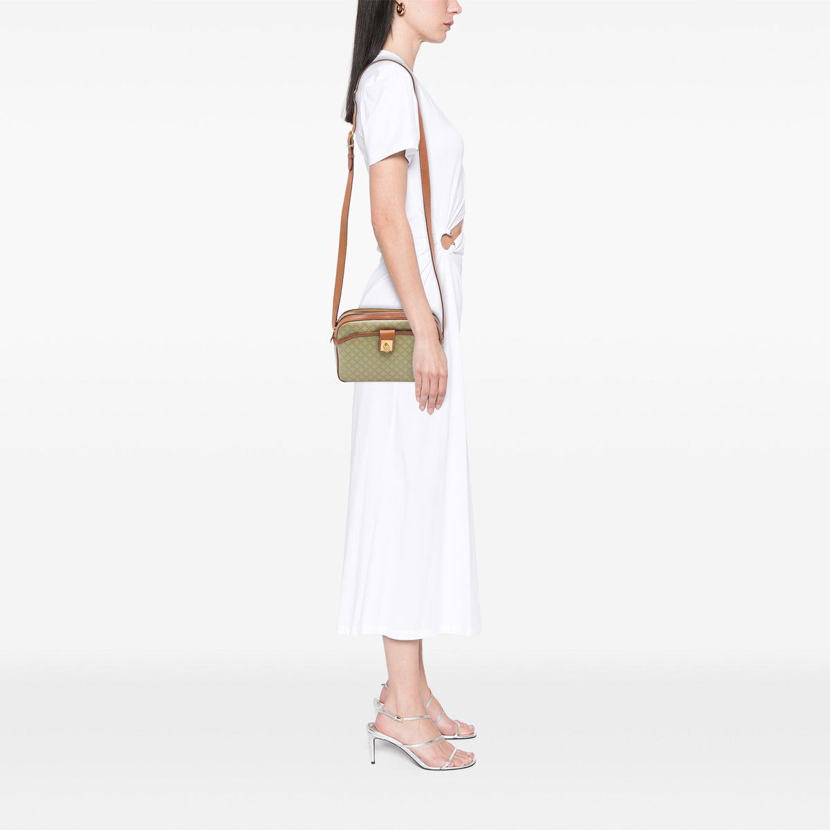 Celine Macadam Coated Canvas Crossbody