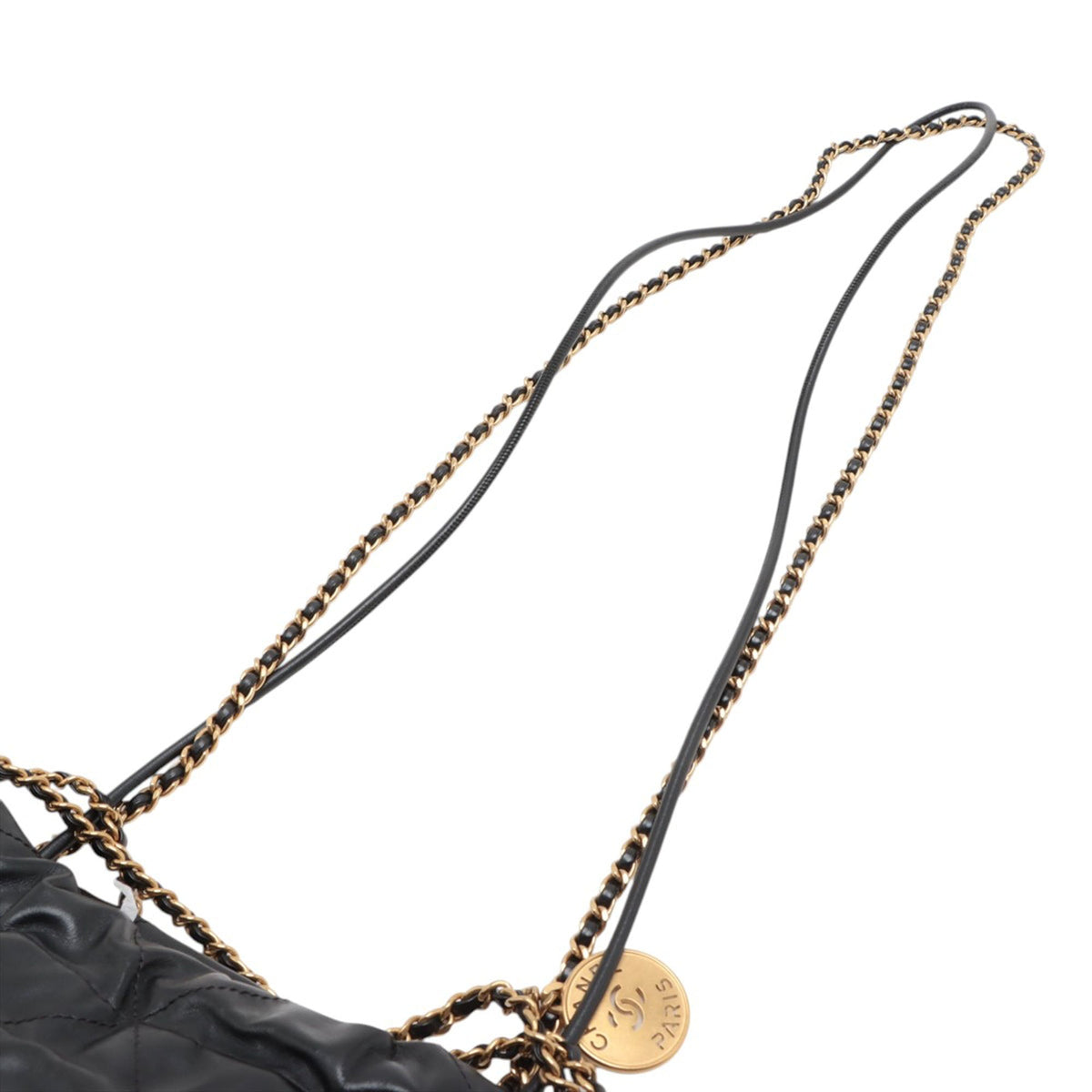 Chanel Mini Shiny Calfskin 22 Handbag