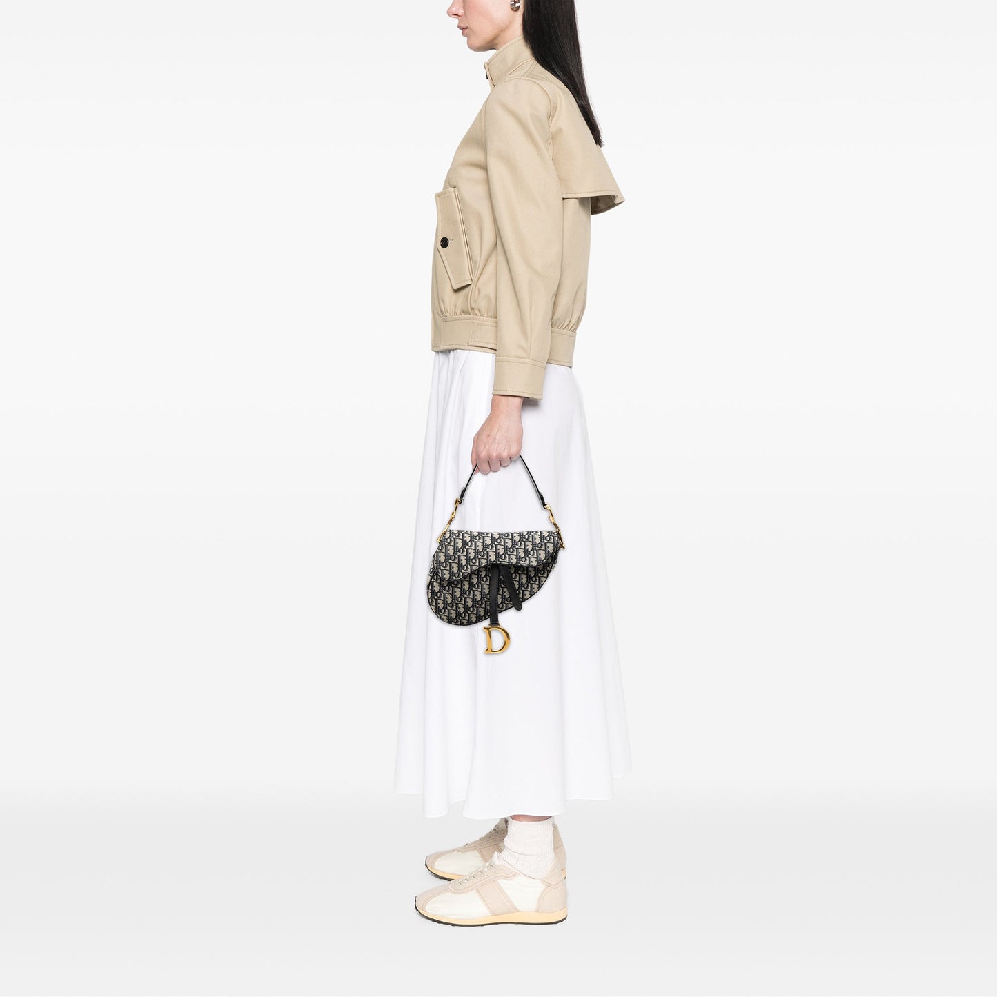 Dior Oblique Canvas Saddle Bag