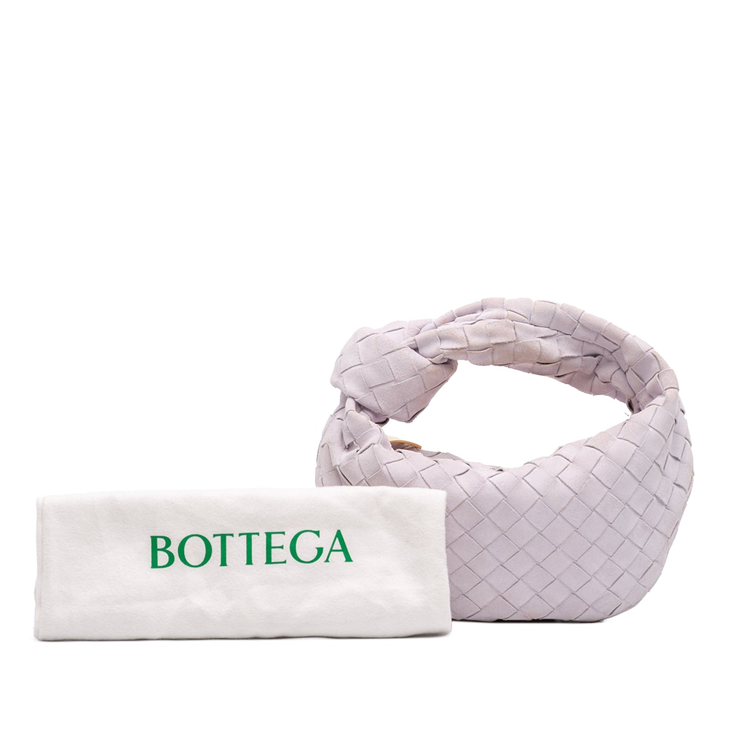 Bottega Veneta Mini Suede Intrecciato Jodie